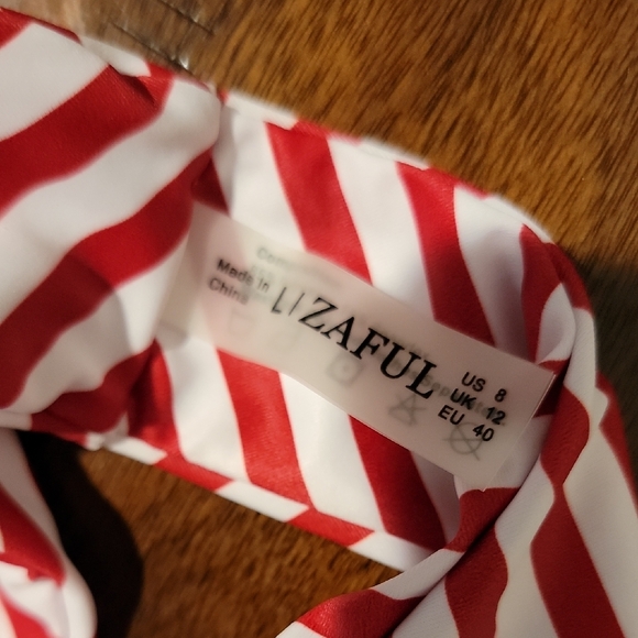 Zaful Green and White Bikini Swim Set - Picture 9 of 11